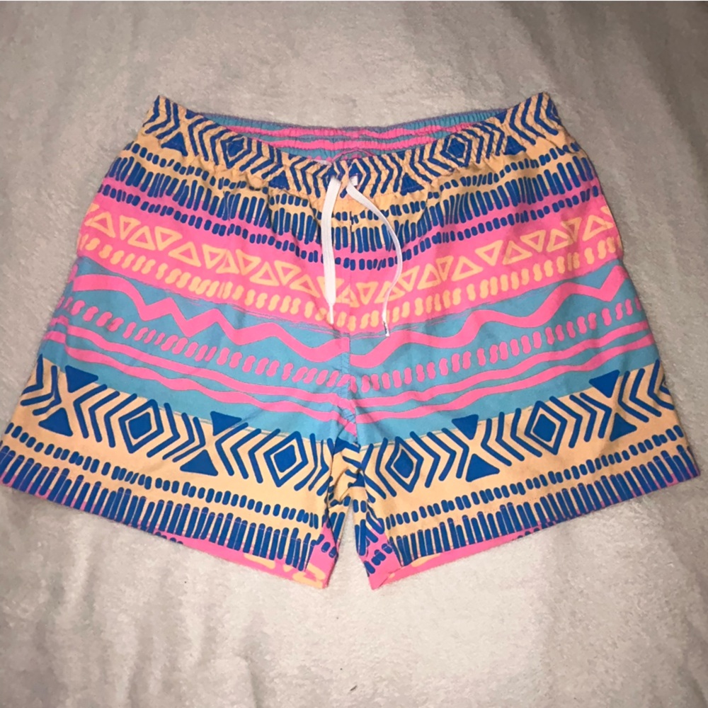 chubbies Pink & Blue High-Waist Shorts